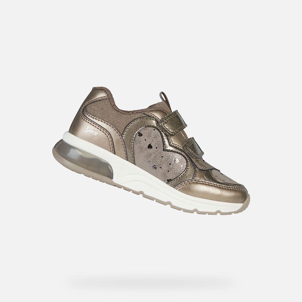 Geox Kiz Çocuk Spor Ayakkabı Altın - Spaceclub - VBY-193762